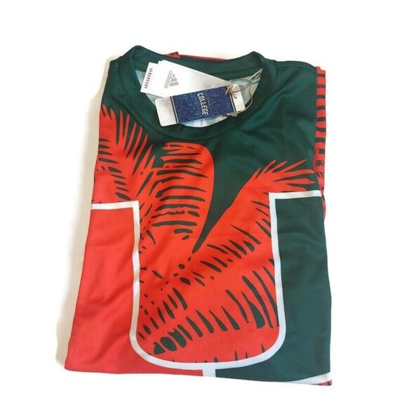 Adidas TG Jersey Soccer Futbol Jersey Shirt Miami Hurricanes Mens Small HG4399 - Picture 6 of 6